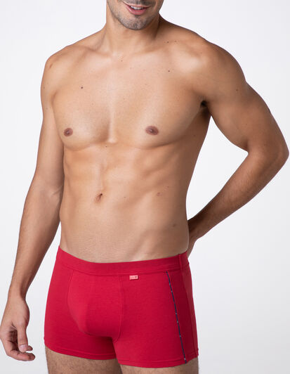 Boxer Solid Red Xmas, rosso profilo check, , LOVABLE