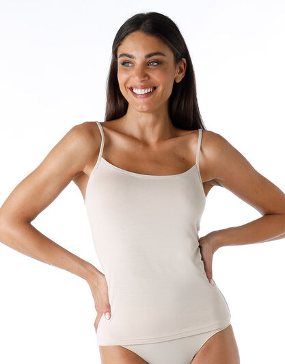 Top Basic Soul in viscosa, skin, , LOVABLE