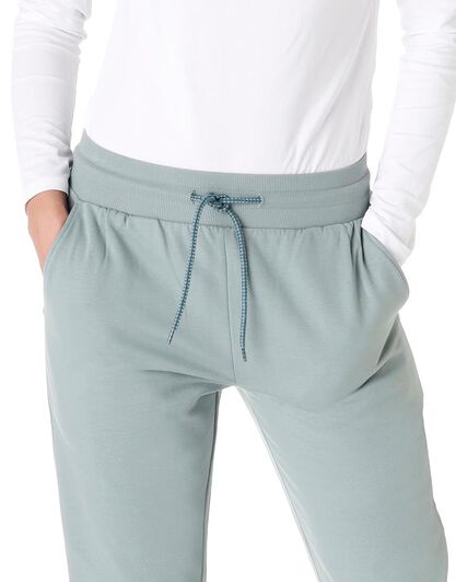 Jogger lungo donna in cotone, verde eucalipto, , LOVABLE
