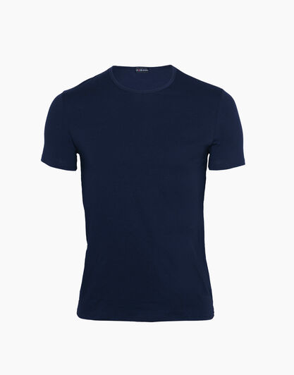 T-Shirt girocollo Cotton Stretch in cotone elasticizzato, blu, , LOVABLE