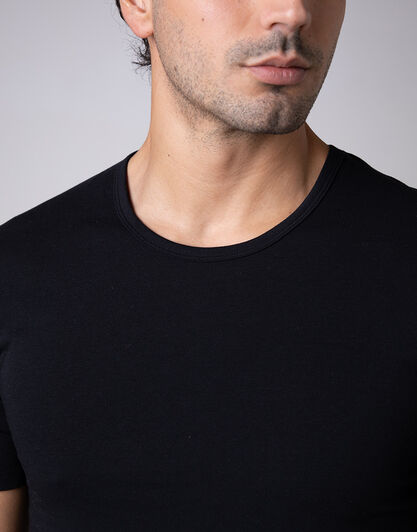 T-shirt girocollo Cool Sensation in Stretch Cotton, nero, , LOVABLE