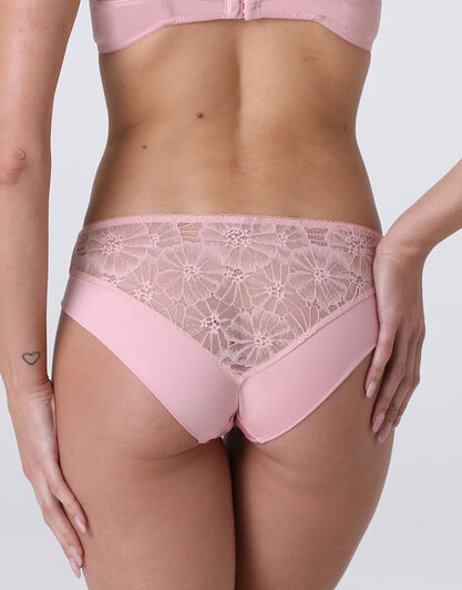 Slip Flowery Lace in pizzo, rosa vintage, , LOVABLE