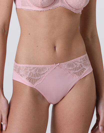 Slip Flowery Lace in pizzo, rosa vintage, , LOVABLE