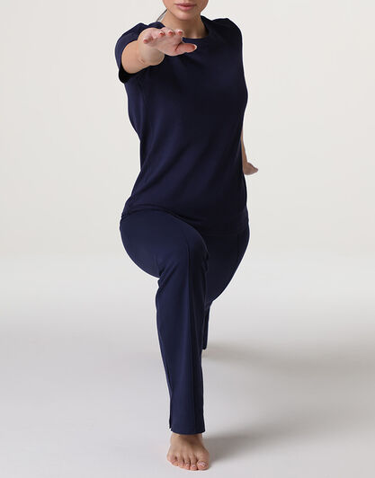 T-Shirt Girocollo Active Comfort Termoregolante, blu notte, , LOVABLE