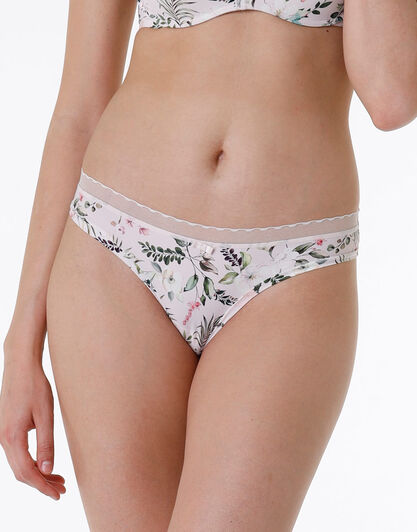 Brasiliano My Daily Comfort in microfibra, stampa tropicale, , LOVABLE