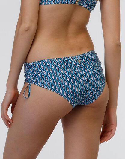 Costume slip alto in microfibra e nylon riciclato, stampa geometrica, , LOVABLE