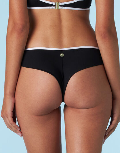 Costume brasiliano Timeless in microfibra, nero, , LOVABLE