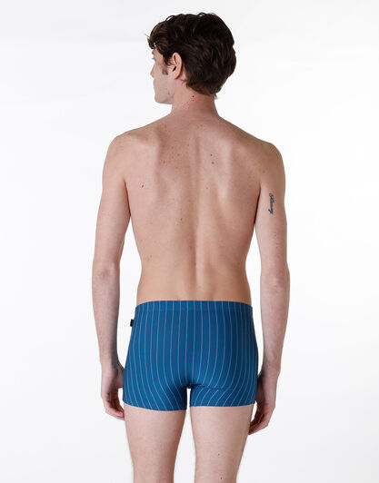 Boxer Elegant Jacquard Micromodal, blu ottanio rigato, , LOVABLE