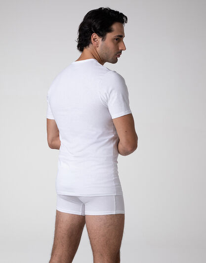 T-shirt girocollo Cool Sensation in Stretch Cotton, bianco, , LOVABLE