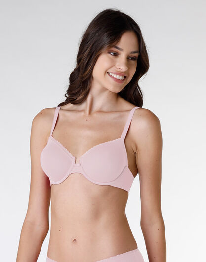 Reggiseno con ferretto My Bio Comfort in cotone biologico, rosa, , LOVABLE