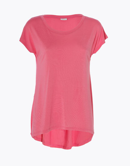 Maglia maniche corte Basic Soul in modal, corallo, , LOVABLE