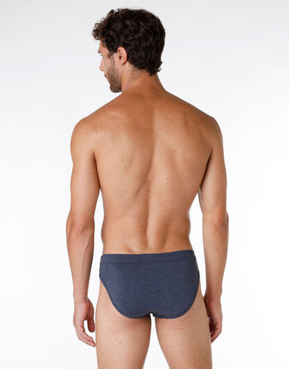 Slip uomo in cotone modal, blu denim, , LOVABLE