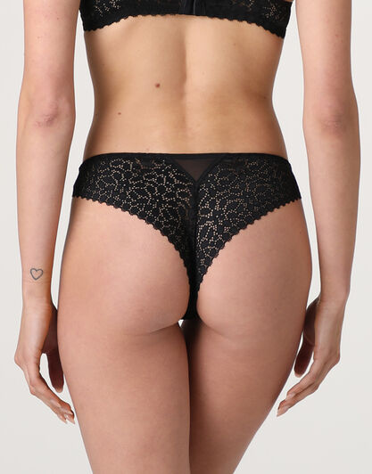 Brasiliano Value Elegance in pizzo elastico, nero, , LOVABLE