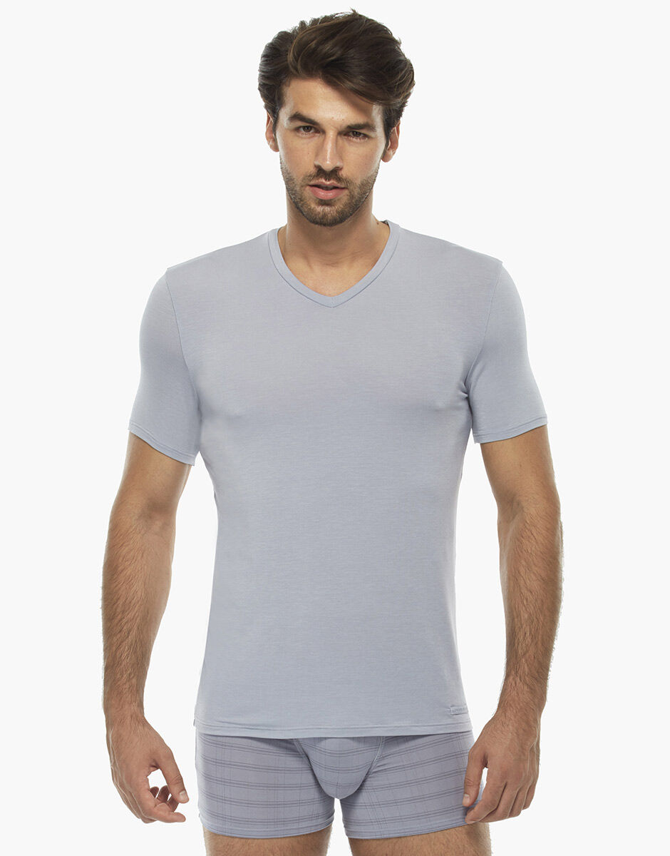 T shirt hotsell uomo scollo av