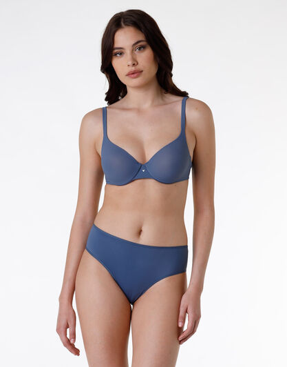 Reggiseno con ferretto Invisible Lift Supreme, blu denim, , LOVABLE
