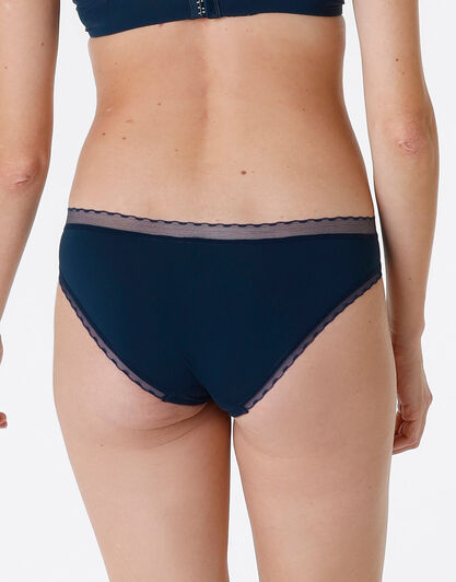 Slip My Daily Comfort in microfibra, blu scuro, , LOVABLE