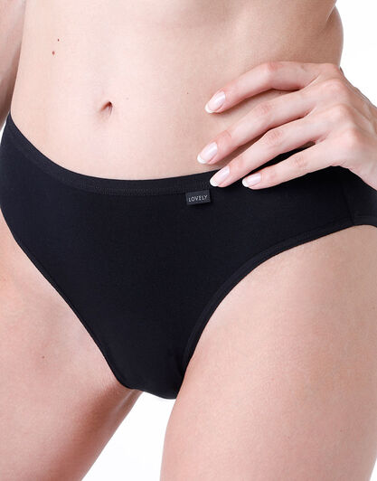 Tai lovely in cotone modal, nero,  Tai lovely in cotone modal, nero, , LOVABLE