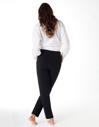 Pantalone lungo donna in cotone Sweat Pants, nero, , LOVABLE