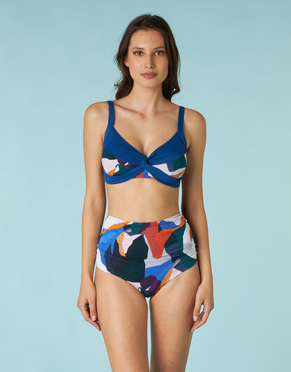 Costume reggiseno senza ferretto Foulard Shaping Micro in microfibra, multicolor, , LOVABLE