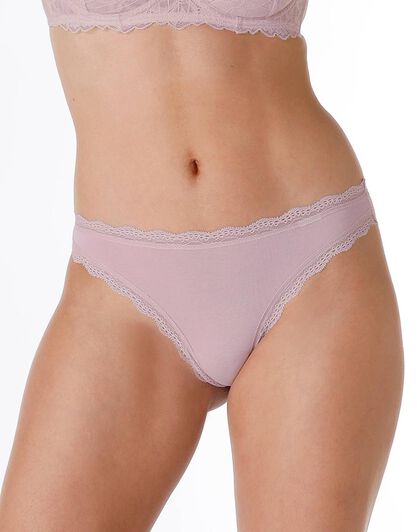 Brasiliano Lovable Panties in cotone elasticizzato, rosa, , LOVABLE