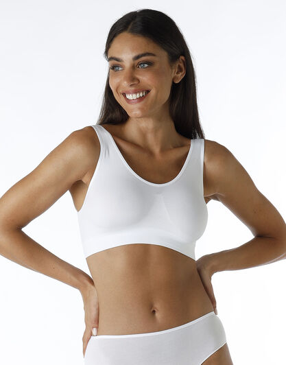 Reggiseno brassière yoga Active Comfort a basso impatto, bianco, , LOVABLE