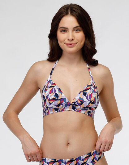 Costume reggiseno senza ferretto in microfibra lucida Printed Shiny Micro, stampa multicolor, , LOVABLE