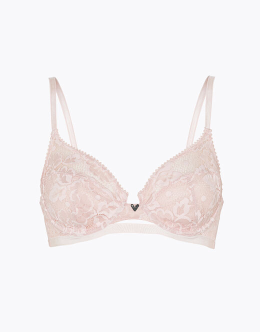 Reggiseno con ferretto Anniversary Lace in pizzo riciclato e tulle, cipria