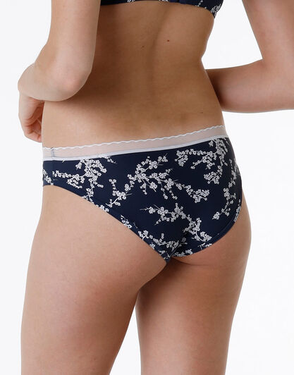 Slip My Daily Comfort in microfibra, blu con stampa, , LOVABLE