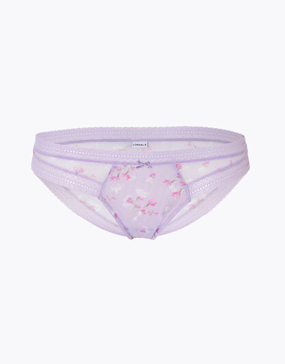 Slip in tulle e pizzo Blossom Tulle, lavanda, , LOVABLE