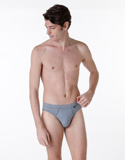 Slip Classic Cotton Modal, azzurro melange, , LOVABLE
