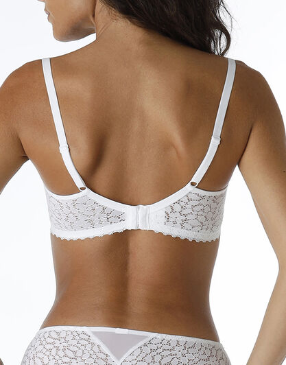 Reggiseno senza ferretto Value Elegance in pizzo elastico, bianco, , LOVABLE