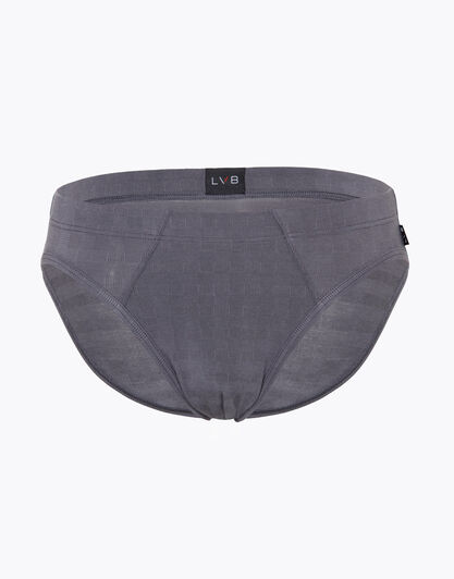 Slip in micromodal, grigio scuro check, , LOVABLE