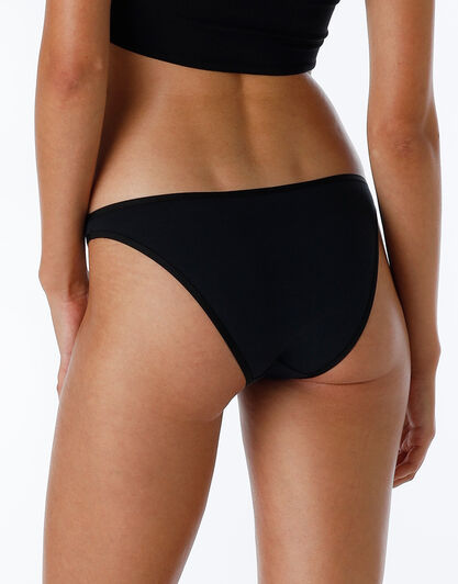 Slip Table Panties in cotone elasticizzato, nero, , LOVABLE