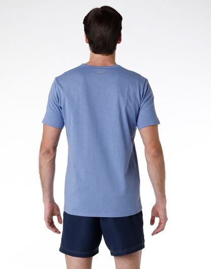 T-shirt mare in 100% cotone, blu indigo, , LOVABLE