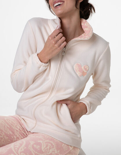 Homewear Aperto in Micropile, avorio, , LOVABLE