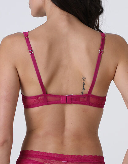 Reggiseno Vela con Ferretto Romance Lace in pizzo, fucsia, , LOVABLE