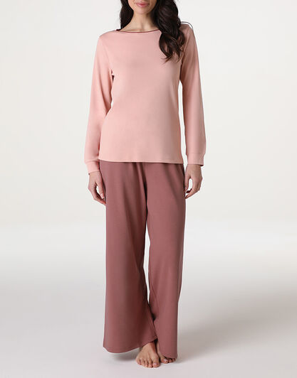 Pigiama Scollo a Barchetta in Interlock, blush, , LOVABLE