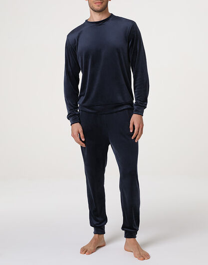 Homewear in Ciniglia, blu notte,  Homewear in Ciniglia, blu notte, , LOVABLE