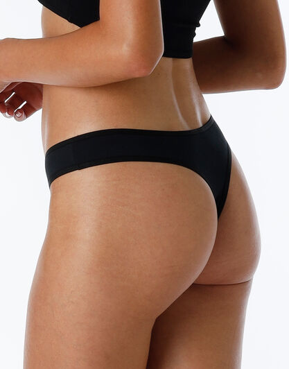 Perizoma Table Panties in cotone elasticizzato, nero, , LOVABLE