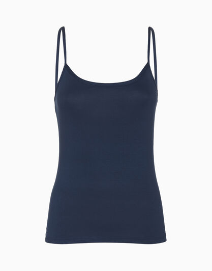 Top donna Basic Soul in viscosa, blu, , LOVABLE