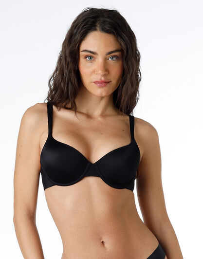 Reggiseno con ferretto imbottito So Smooth in microfibra lucida, nero, , LOVABLE
