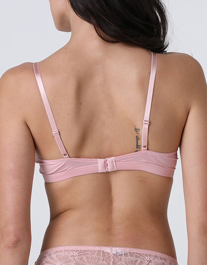 Reggiseno Vela senza Ferretto Flowery Lace, rosa vintage, , LOVABLE
