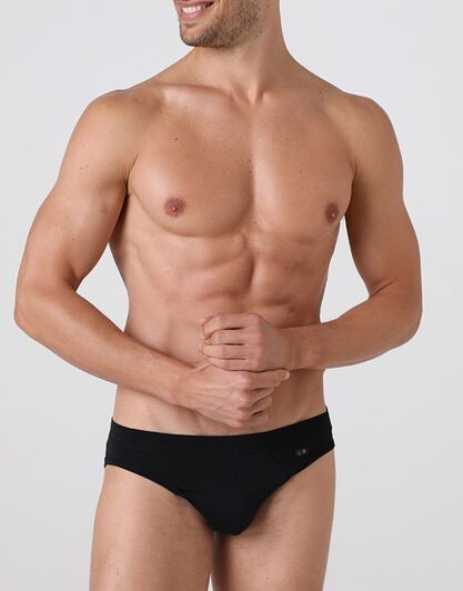 Slip mini Supima Premium Cotton, nero,  Slip mini Supima Premium Cotton, nero, , LOVABLE