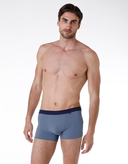 Boxer uomo in cotone modal, denim blu, , LOVABLE
