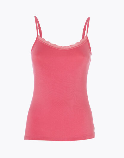 Top donna Basic Soul in viscosa, corallo, , LOVABLE