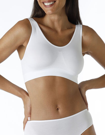 Reggiseno brassière yoga Active Comfort a basso impatto, bianco, , LOVABLE