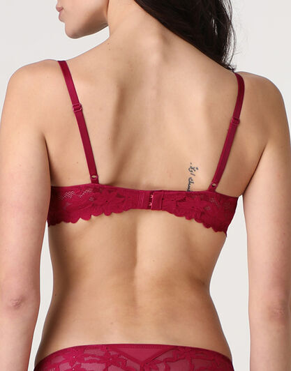 Reggiseno con Ferretto Ribbon Lace in pizzo, rosso,  Reggiseno con Ferretto Ribbon Lace in pizzo, rosso, , LOVABLE