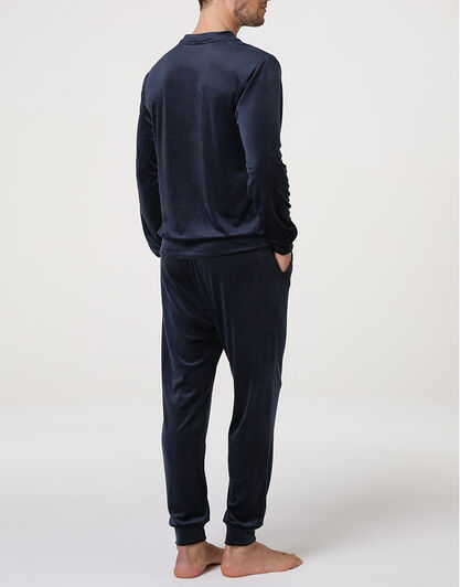 Homewear in Ciniglia, blu notte,  Homewear in Ciniglia, blu notte, , LOVABLE