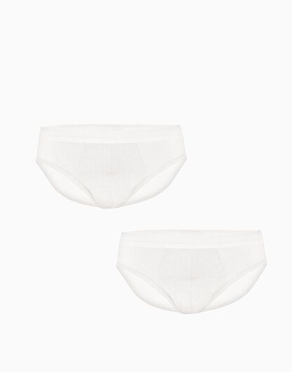 Slip mini BiPack Cotton Stretch in cotone elasticizzato, bianco, , LOVABLE