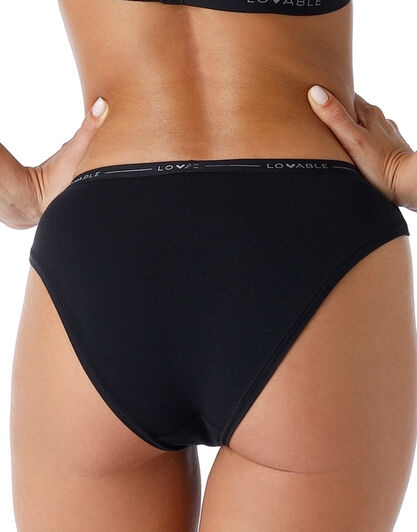 Slip My Lovable in Cotone Modal, nero,  Slip My Lovable in Cotone Modal, nero, , LOVABLE